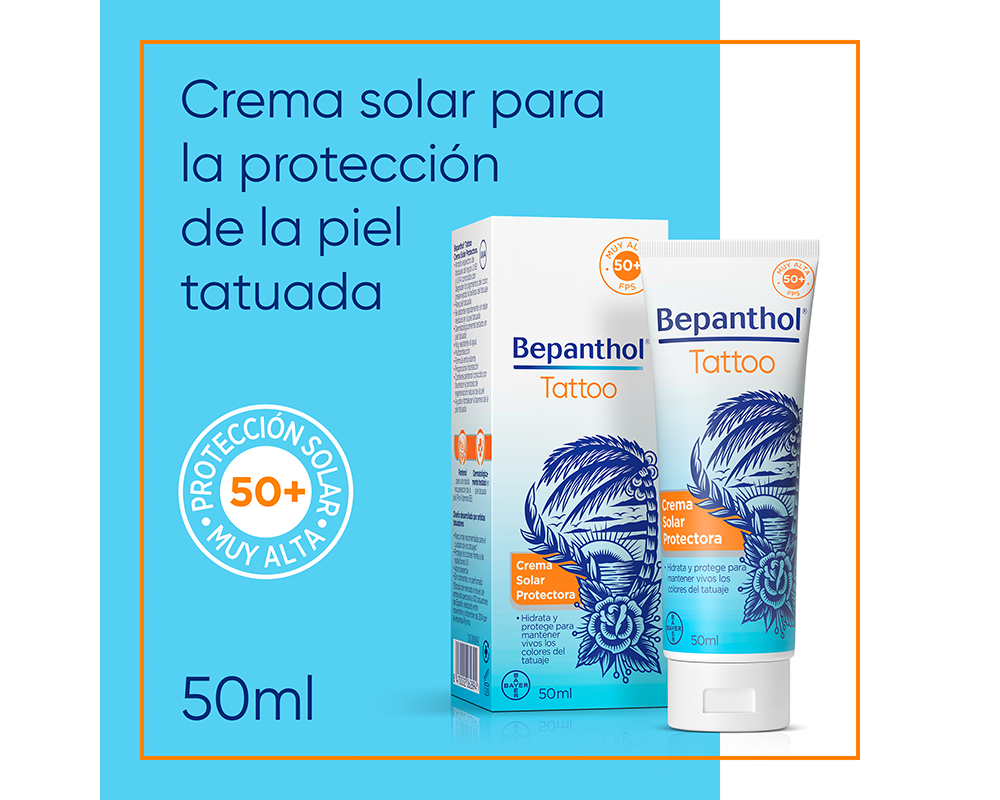 Bepanthol® Tattoo Crema Solar Protectora