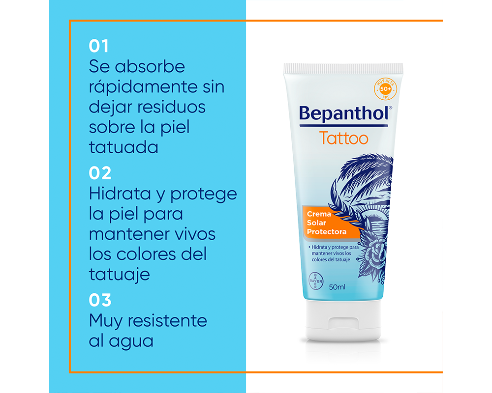 Bepanthol® Tattoo Crema Solar Protectora